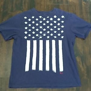 POLO RALPH LAUREN vintage wash american flag tee
